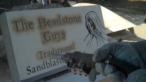 sandblaster for headstones